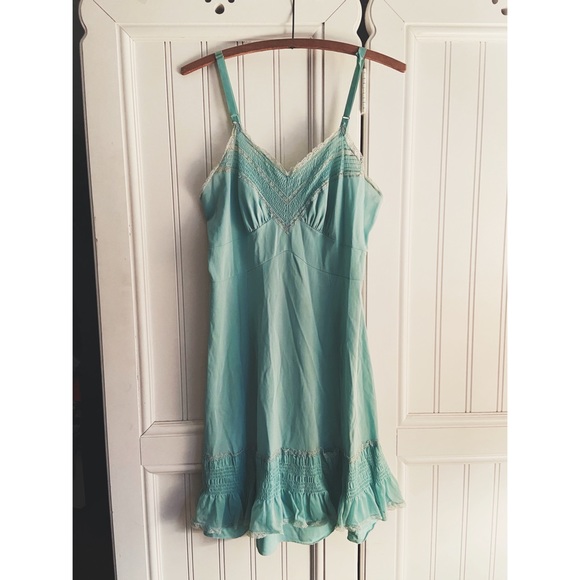 Vintage Other - Vintage blue slip (sold AS IS- see pictures)
